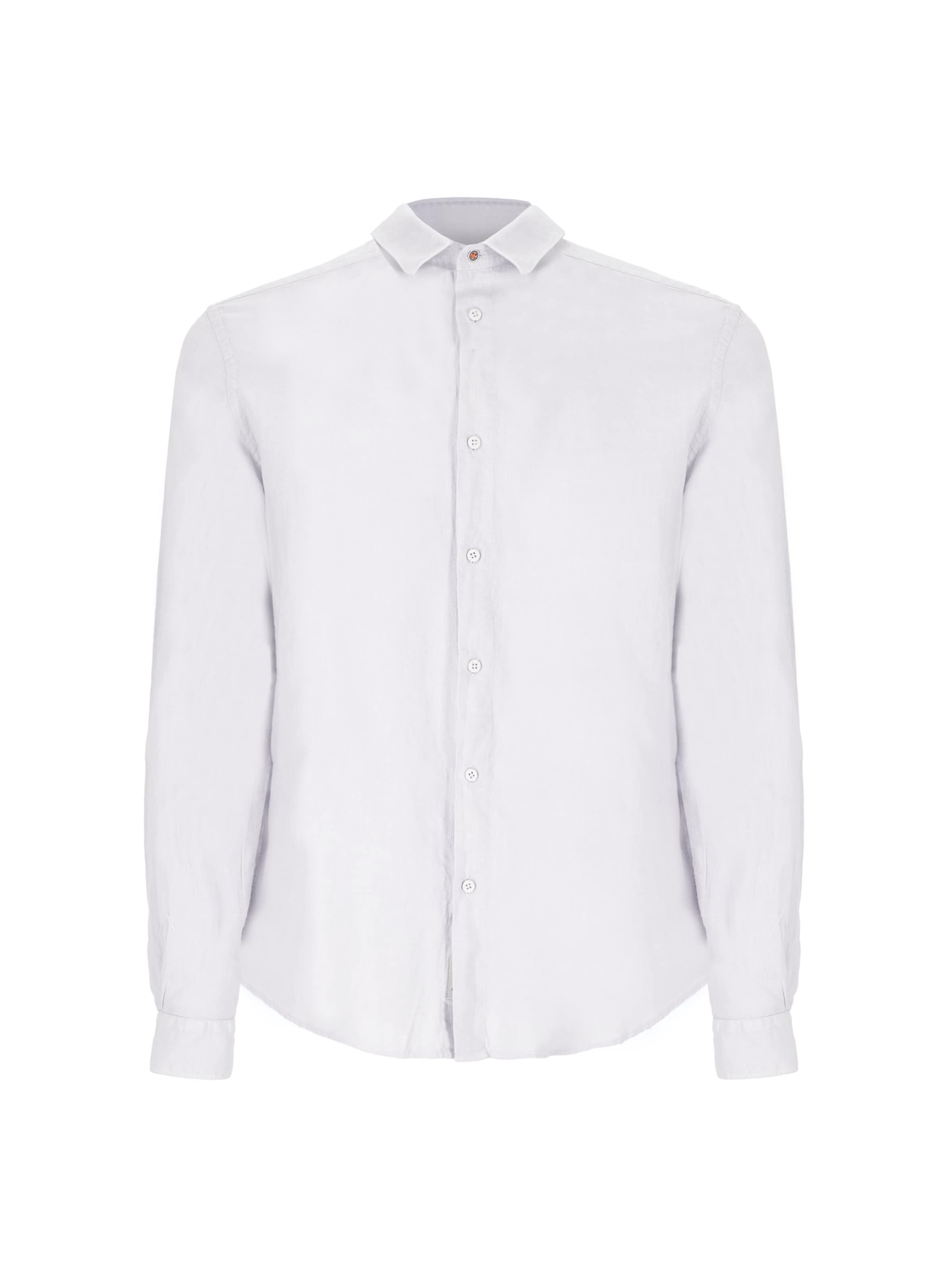 Distretto12 Regular fit Overhemd 'Alonso' in Wit: voorkant