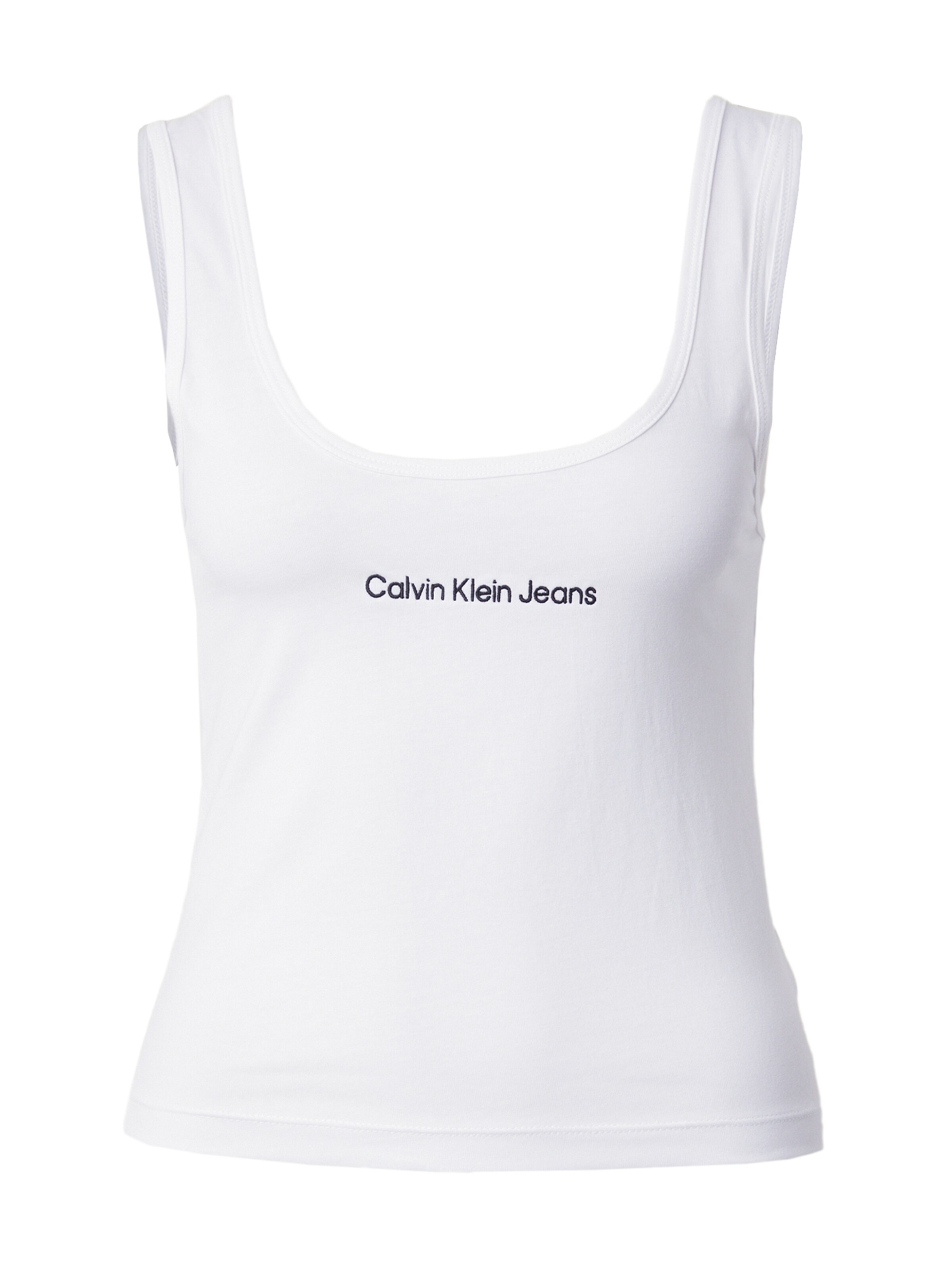 Calvin Klein Jeans Top - fehér: elől