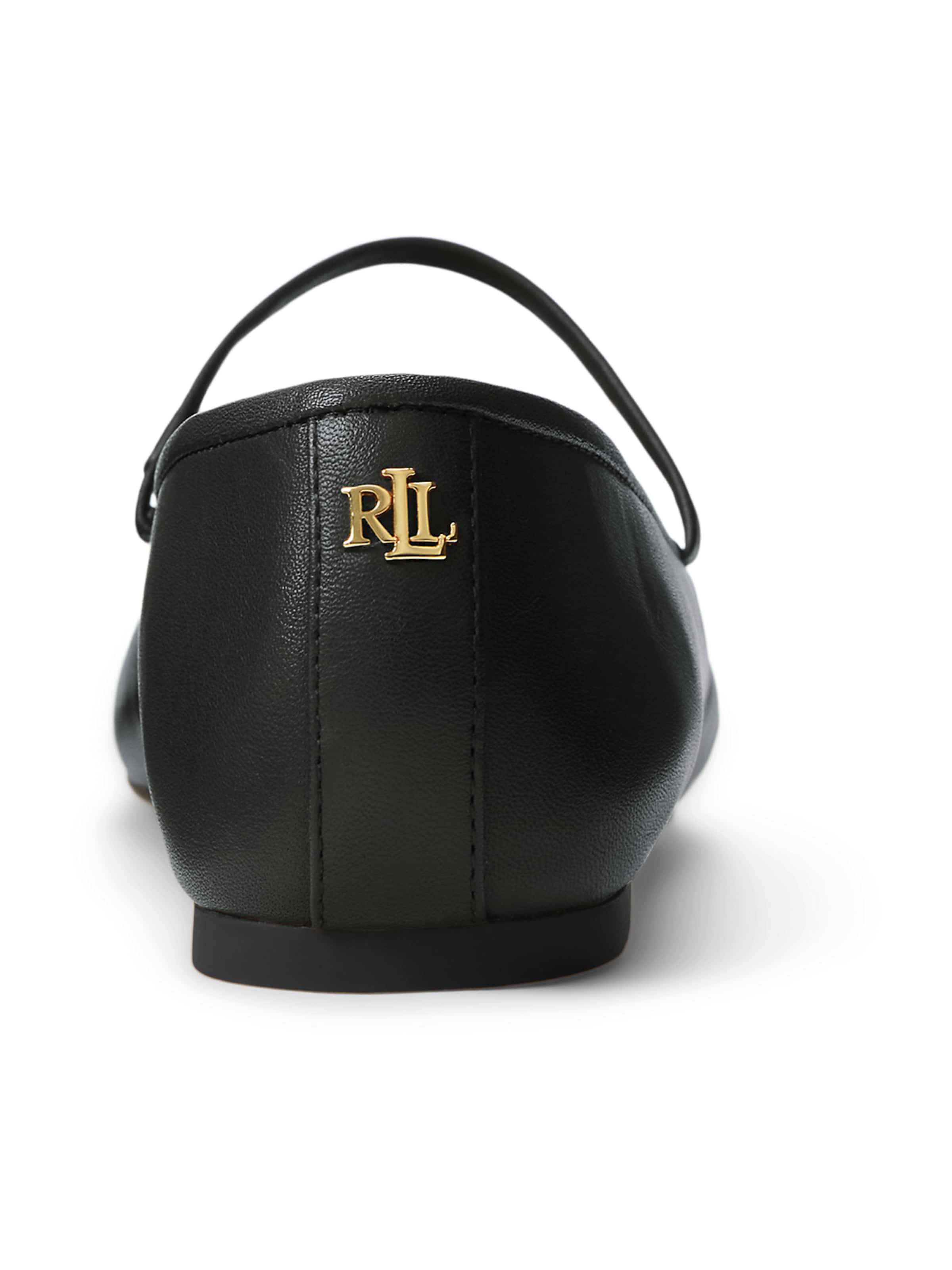 Lauren Ralph Lauren Strap ballerina 'JAYNA' in Black