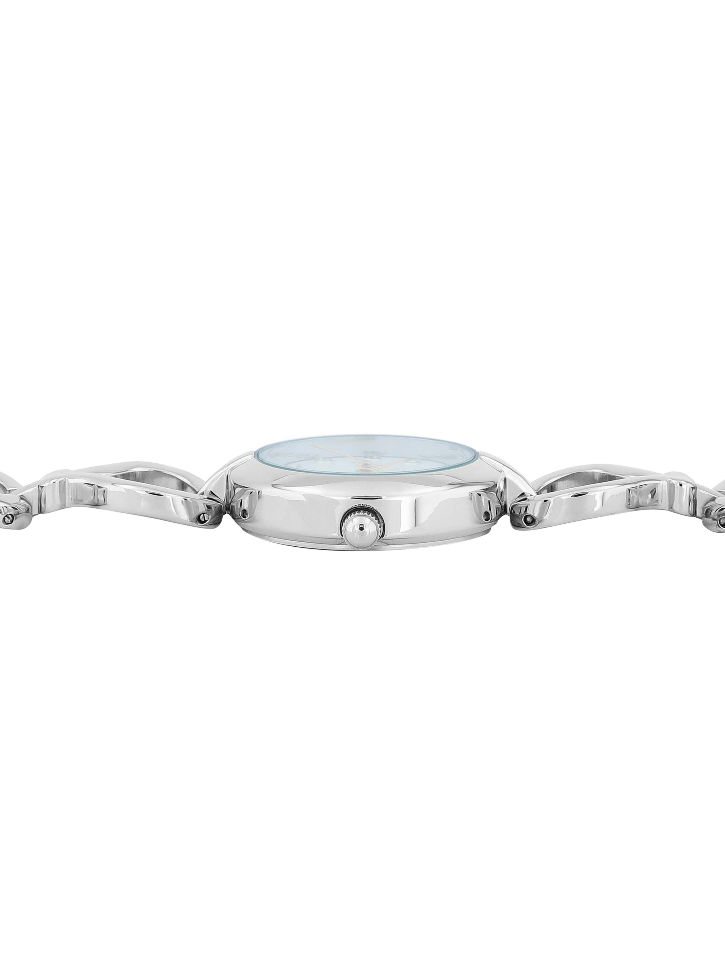 Just Watch Analog Watch 'Datumsanzeige' in Silver
