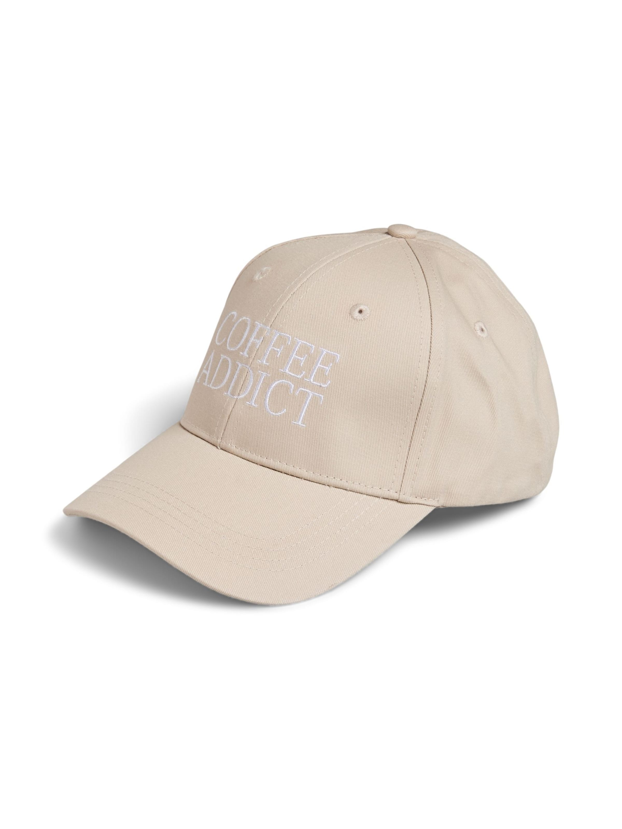 PIECES Hætte i beige: forside