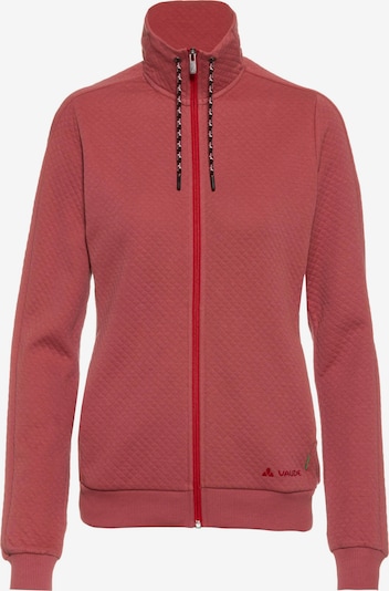 VAUDE Sweatjacke 'Redmont' in pastellrot, Produktansicht
