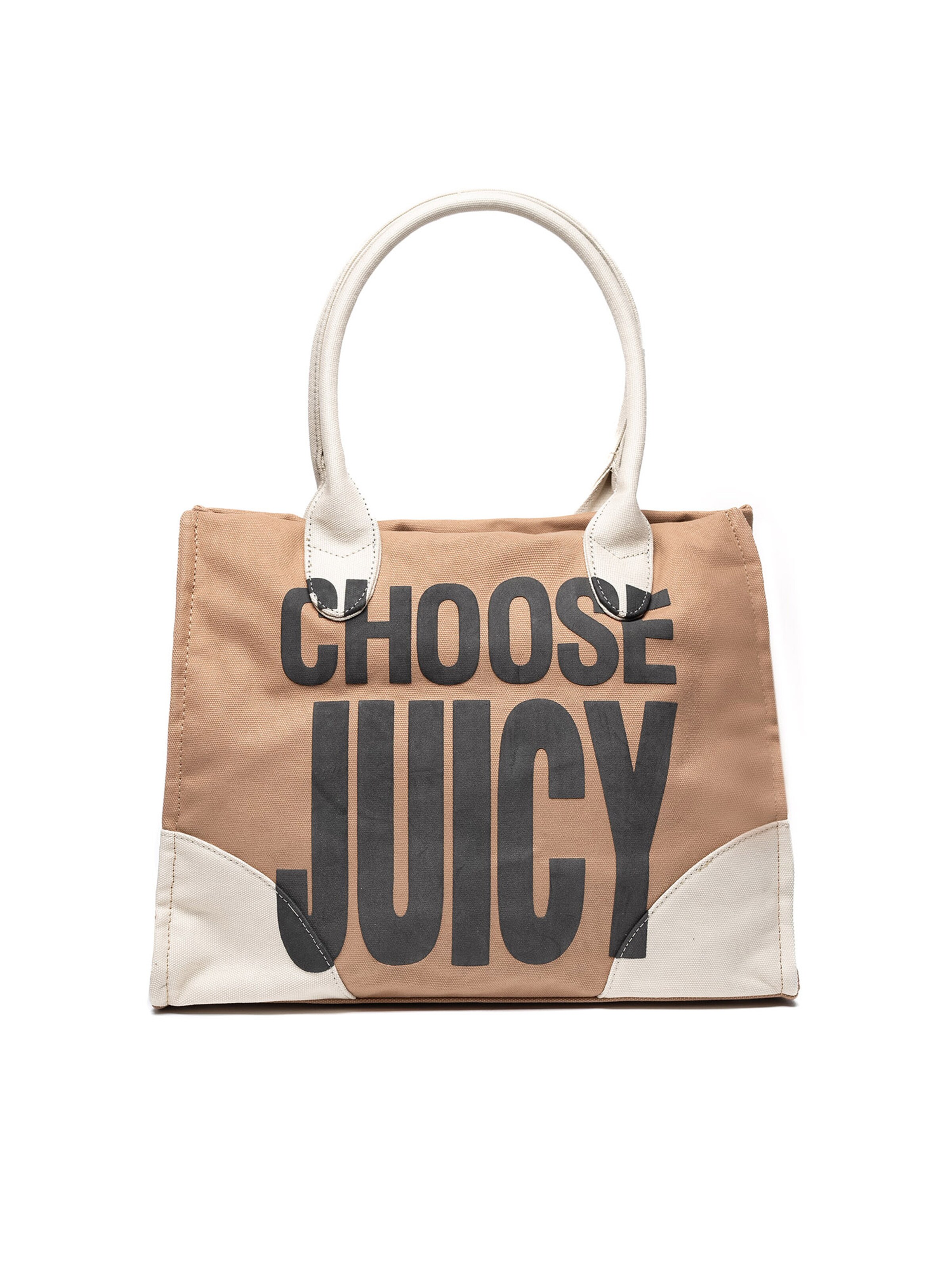 Shopper di Juicy Couture in beige: frontale