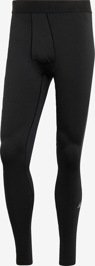 ADIDAS PERFORMANCE Sporthose 'Techfit Cold.Rdy Long' in schwarz / weiß, Produktansicht