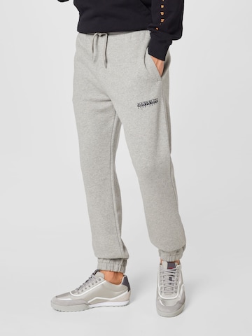 NAPAPIJRI Regular Pants 'M-Box' in Grey: front