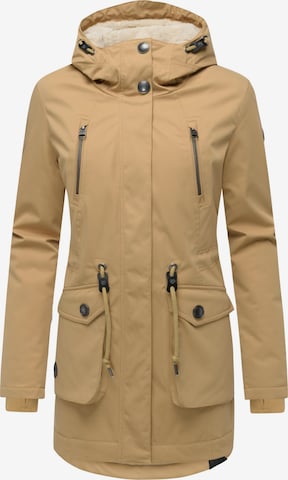 RagwearZimska jakna 'Ellsa' - bež boja: prednji dio