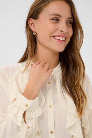 SAINT TROPEZ Blouse 'SZOcilia' in Beige