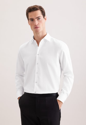 Coupe regular Chemise business SEIDENSTICKER en beige : devant