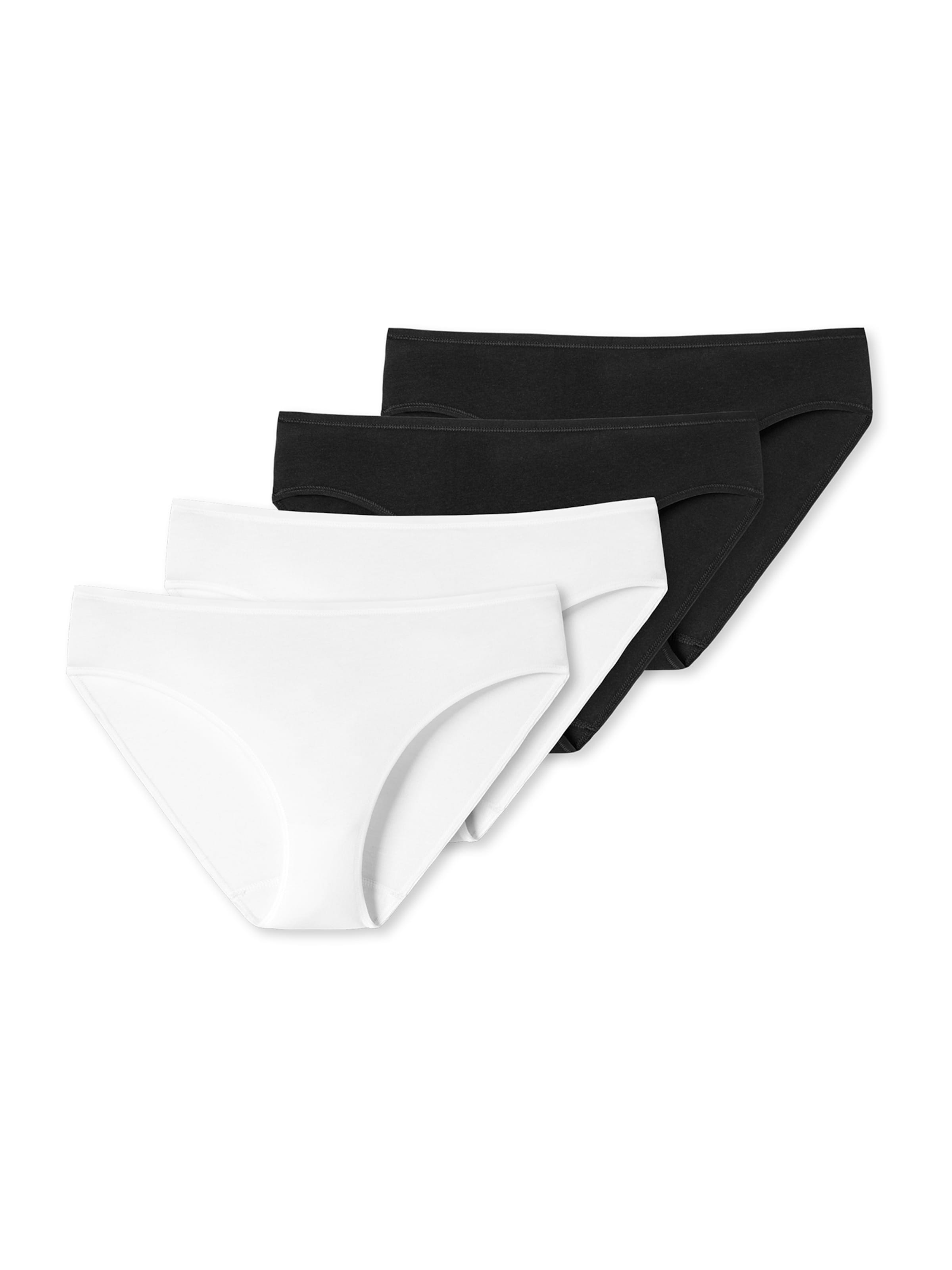 SCHIESSER Slip in Schwarz: Vorderseite