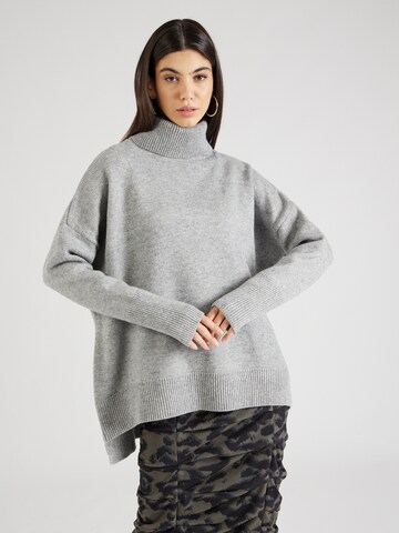 co'couture Pullover 'Maja' in Grau: Vorderseite