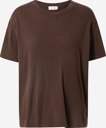 AMERICAN VINTAGE قميص 'SYLBAY' بلون بني: الأمام