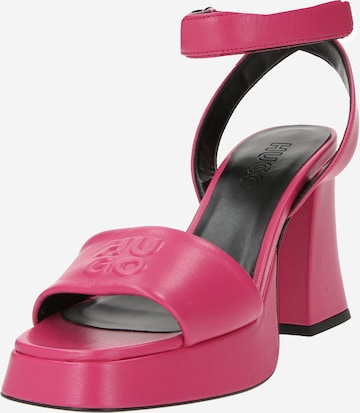 Sandalo 'Vicky' di HUGO in rosa: frontale