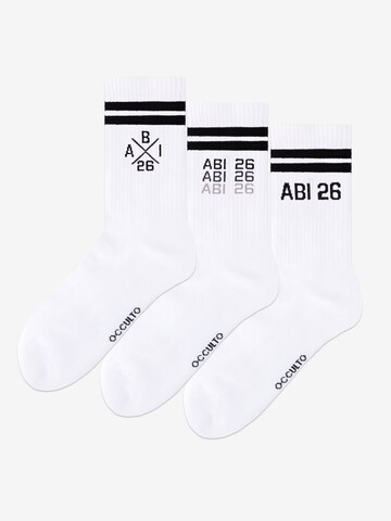 Occulto Athletic Socks 'Abi' in Black: front