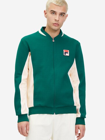 FILA Sweatjacke 'LINCOLN' in Grün