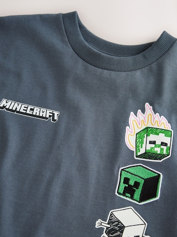 Tricou 'Minecraft' de la Next pe gri