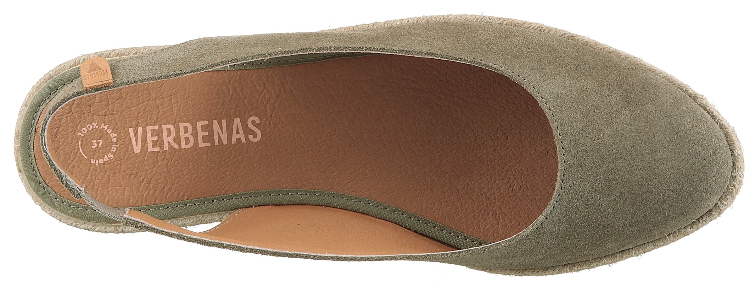 VERBENAS Ballet Flats in Green