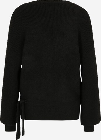 Pieces Tall Knit Cardigan 'ELLEN' in Black