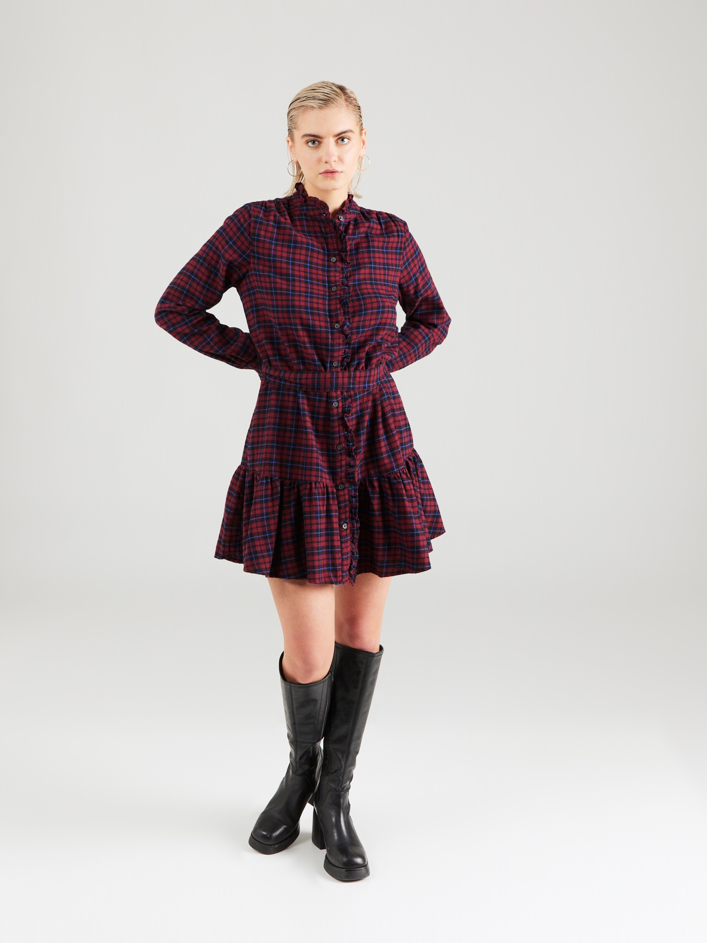 Gap burgundy dress cheap