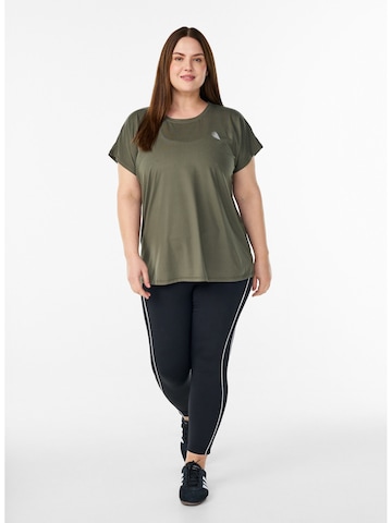 Maglietta 'Basic' di Zizzi in verde