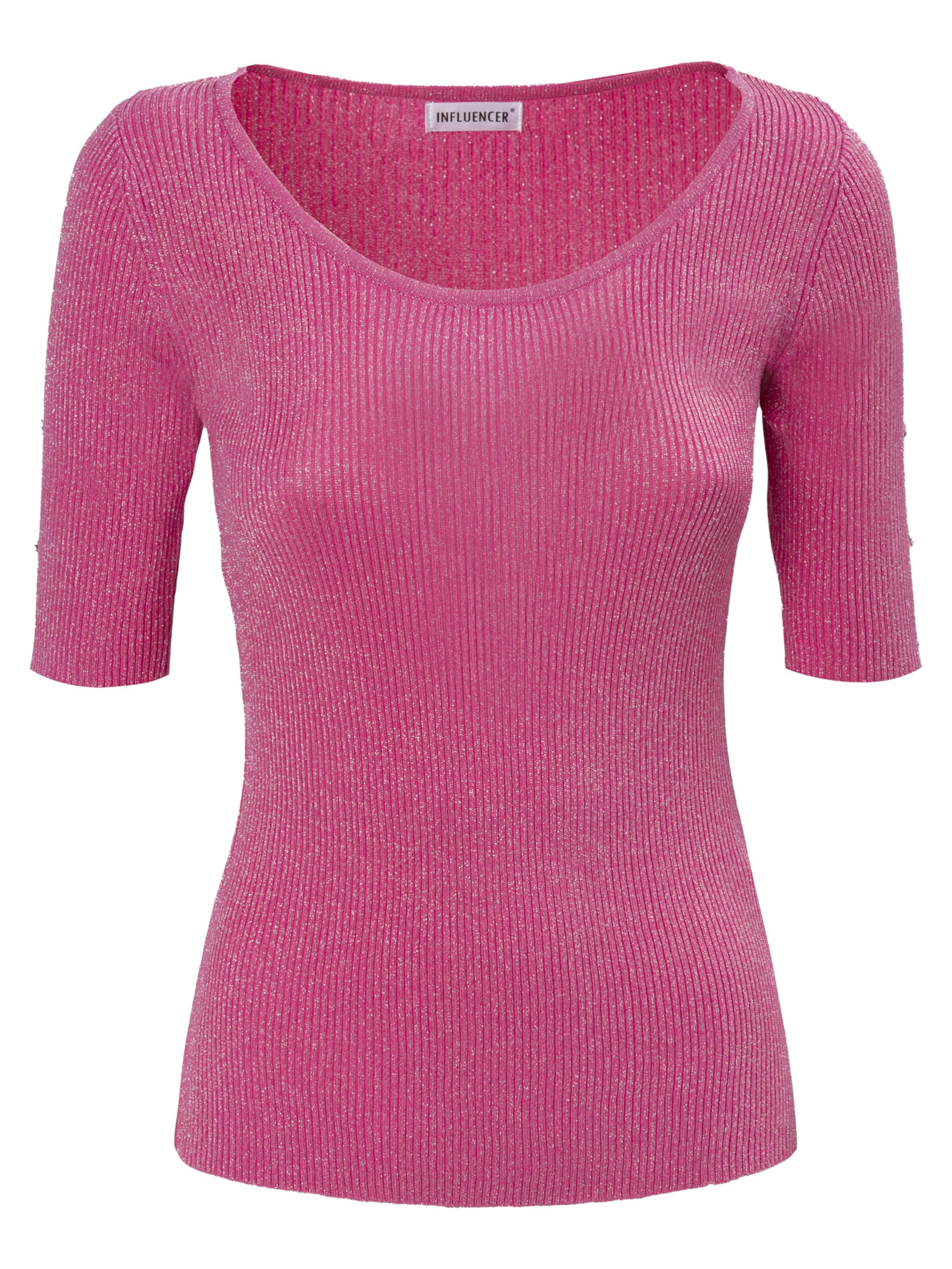 Maglietta di Influencer in rosa: frontale