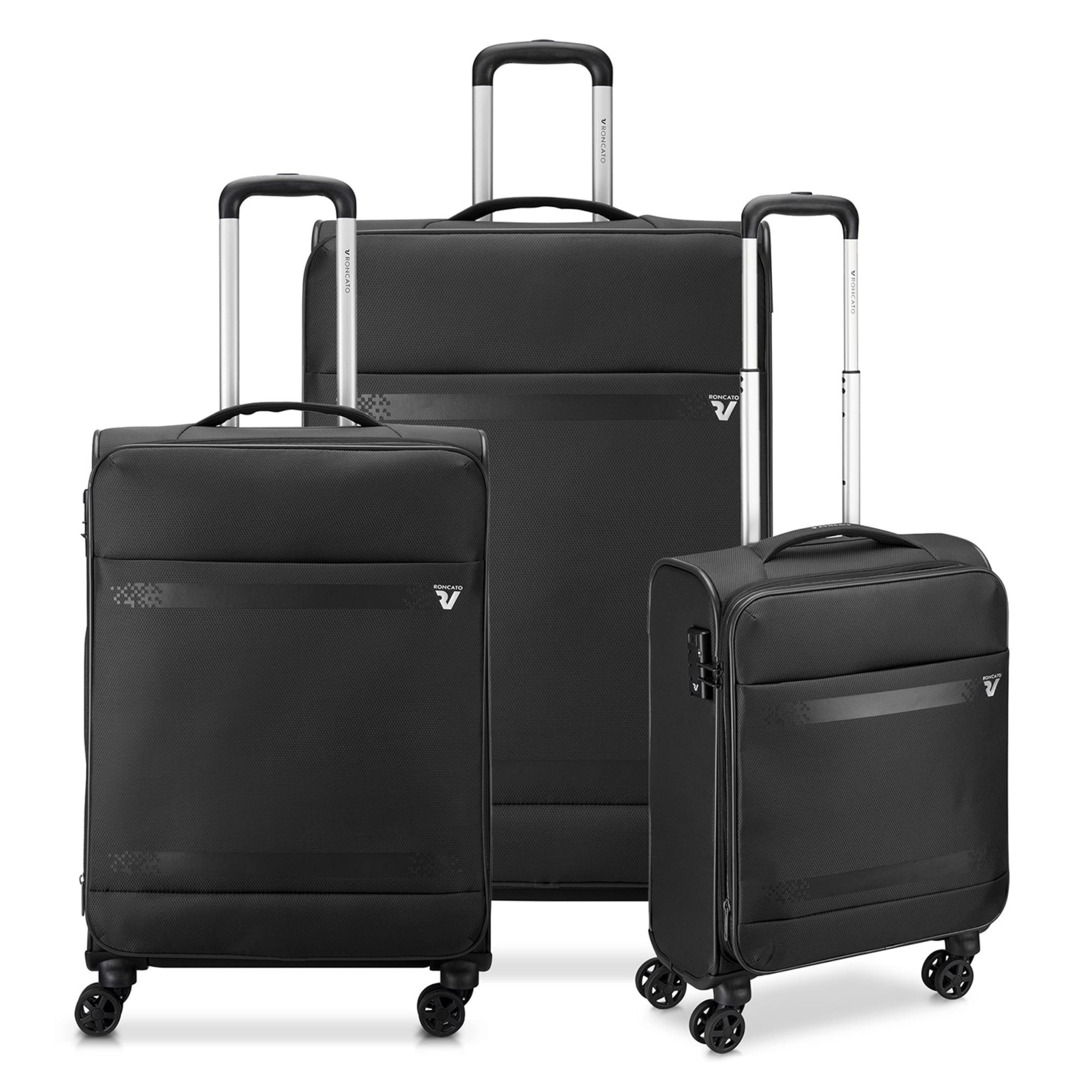Roncato Suitcase Set 'Jazz 4.0' in Black: front
