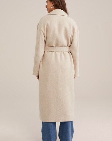 WE Fashion Between-seasons coat 'Een' in Beige