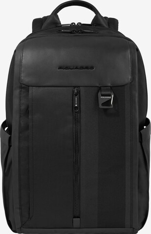 Piquadro Rucksack 'Steve' in Schwarz: predná strana