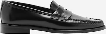 MANGO Moccasin 'LOUISA' in Black: front
