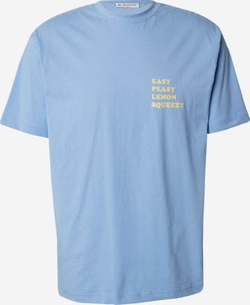 T-Shirt 'Lemon Squeezy' On Vacation en bleu : devant