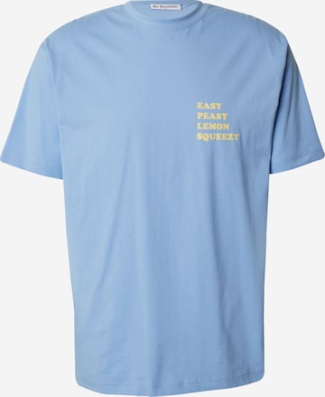 On Vacation Club Shirt 'Lemon Squeezy' in Blue: front