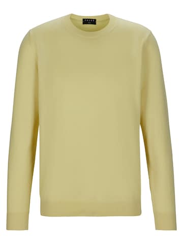 FALKE Sweater 'Pure Cotton' in Yellow: front