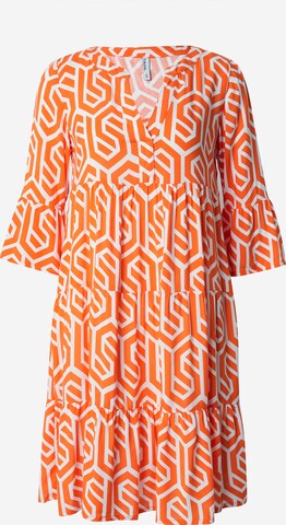 Sublevel Dress in Orange: front