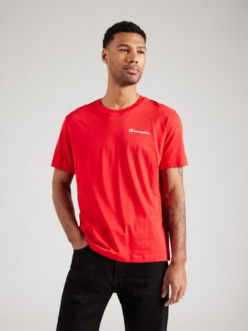 Champion Authentic Athletic Apparel Футболка в Красный: спереди