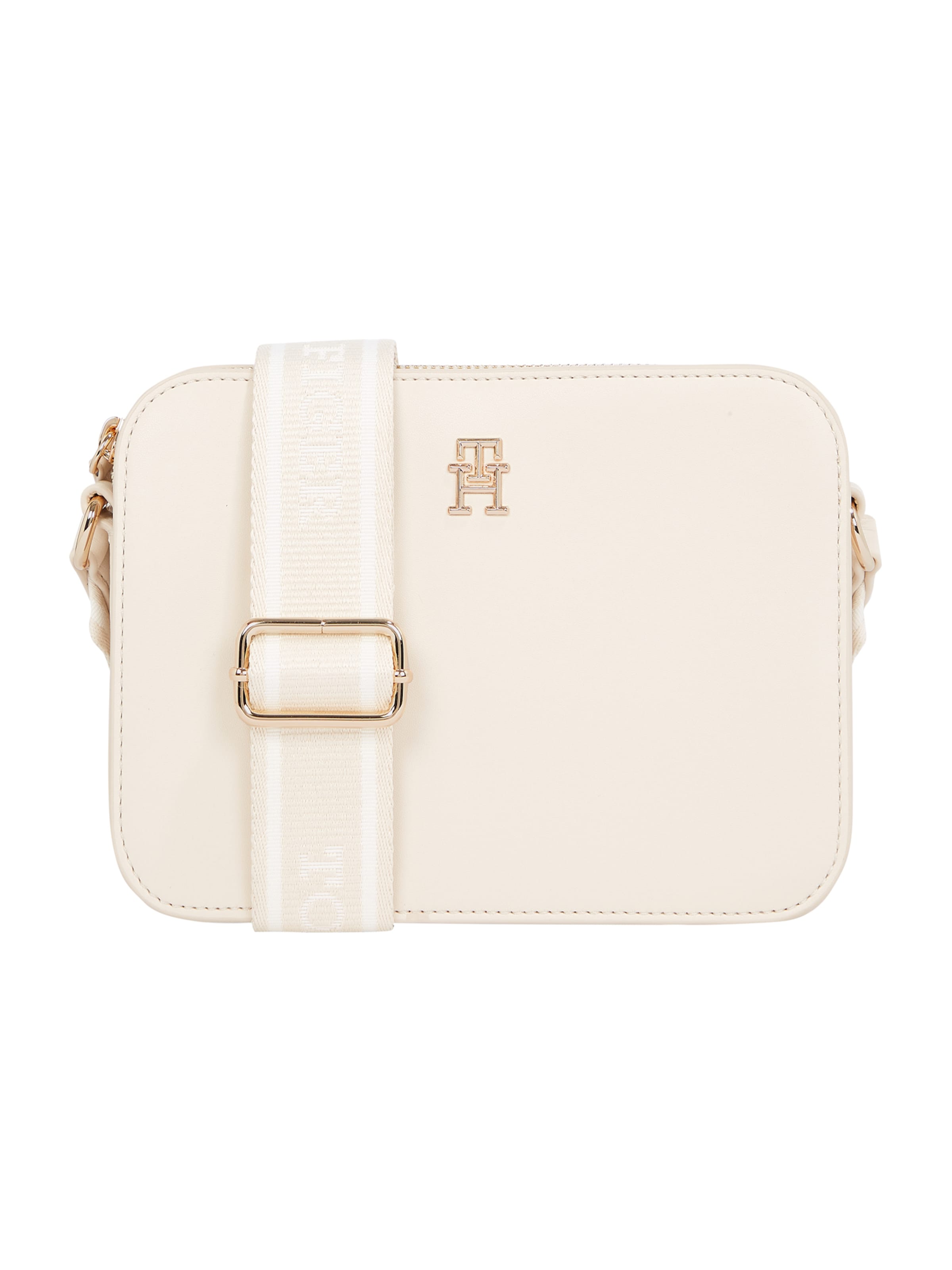 TOMMY HILFIGER Crossbody Bag in Cream / Gold / White, Item view