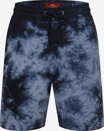 Finshley & Harding London Regular Broek in Blauw: voorkant