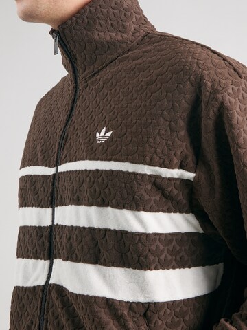 Giacca di felpa 'Q12' di ADIDAS ORIGINALS in marrone