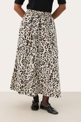 Part Two Rok 'InginaPW' in Beige: voorkant