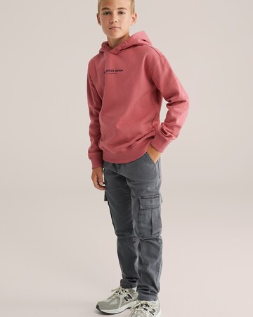 WE Fashion Regular Hose in Grau