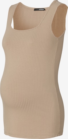 Supermom Top in Beige: front