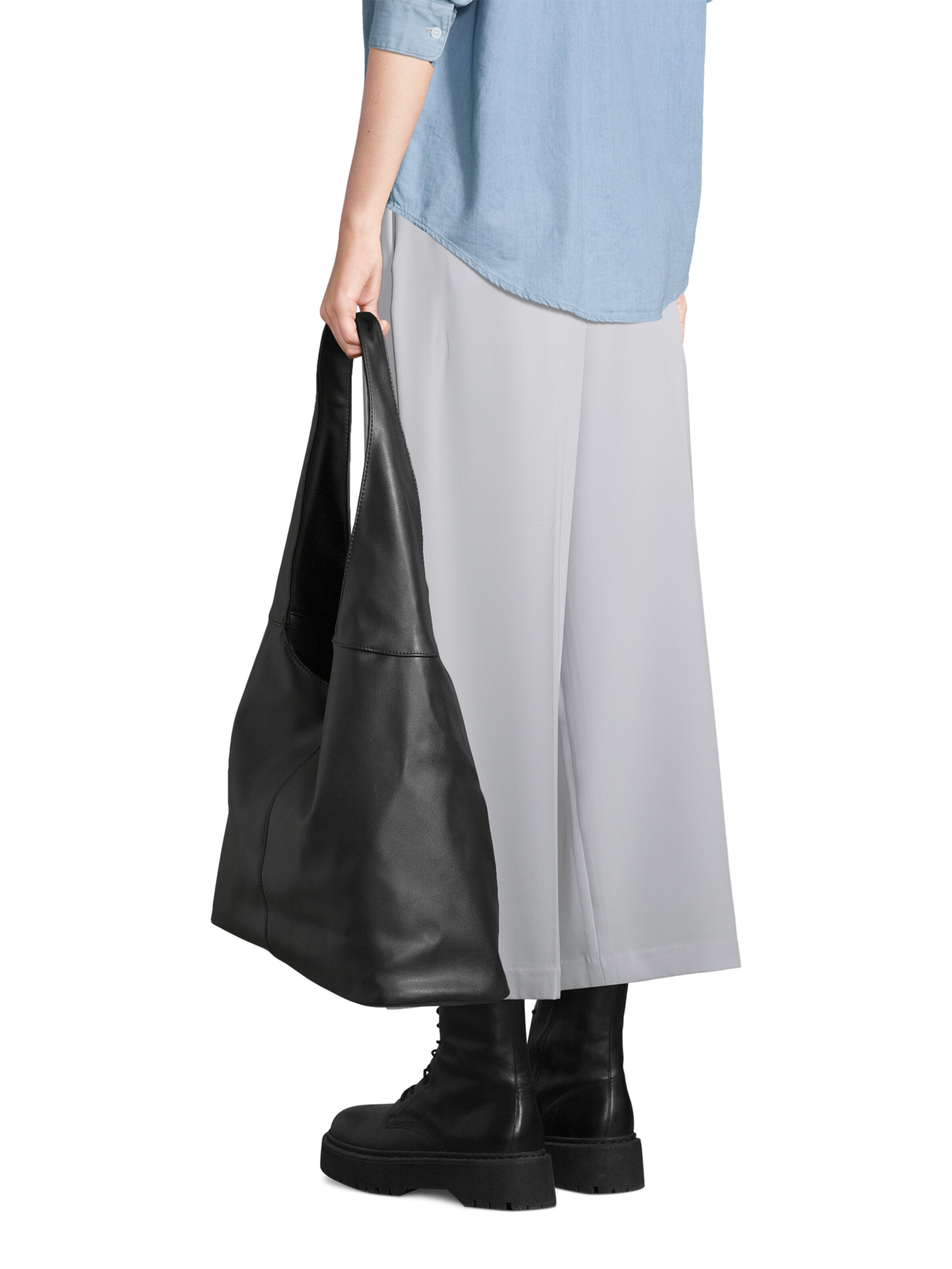 ABOUT YOU Наплечная сумка в Черный: спереди