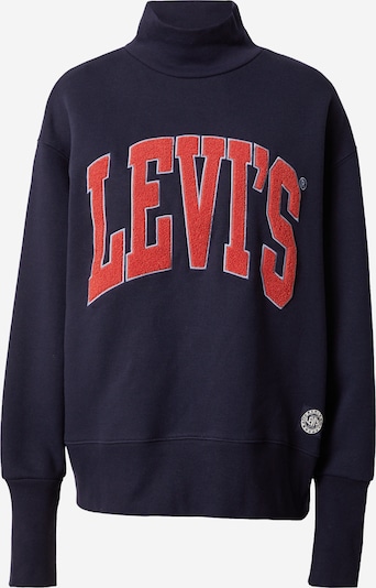 LEVI'S Sweat-shirt en bleu marine / bleu clair / rouge clair / blanc cassé, Vue avec produit