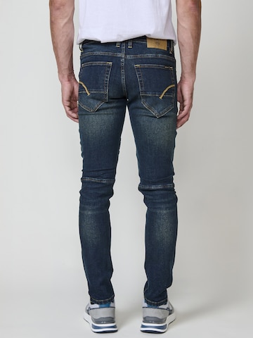 Coupe slim Jean KOROSHI en bleu