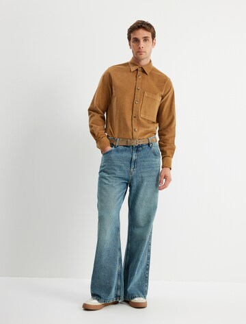 Koton Regular fit Button Up Shirt in Brown