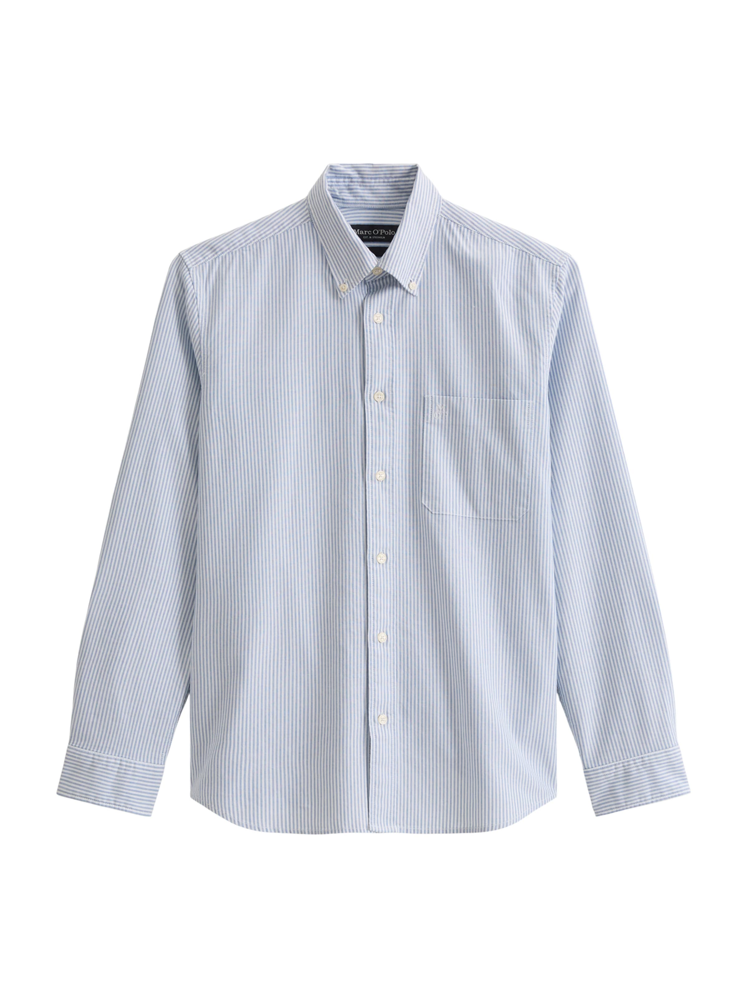 Marc O'Polo Hemd in Blau: Vorderseite