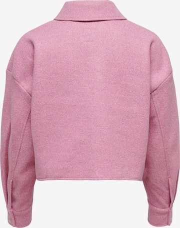 ONLY Демисезонная куртка 'Nea' в Ярко-розовый