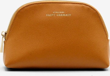 Trousses de toilette 'Thonon' Ateliers Saint Germain en marron : devant