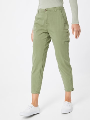 ESPRIT tavaline Püksid, värv roheline: eest vaates