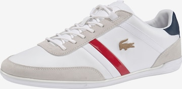 Baskets basses 'Giron' LACOSTE en blanc : devant