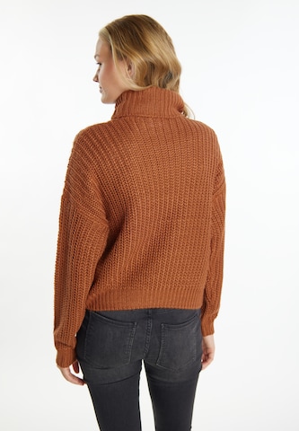 MYMO Sweater 'Biany' in Brown