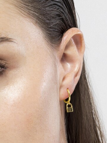 Luxenter Oorbellen 'Candado' in Goud